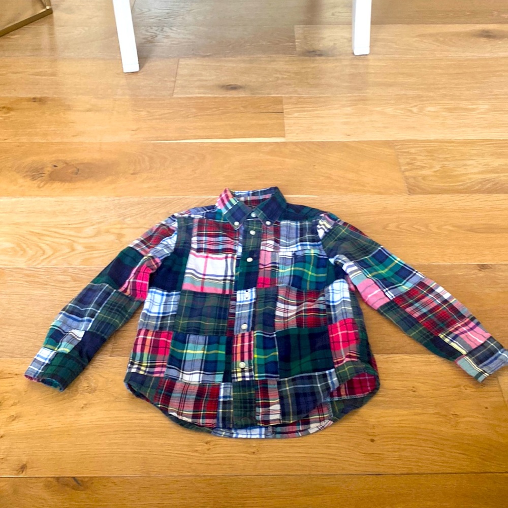 Ralph Lauren Patchwork Plaid Oxford
